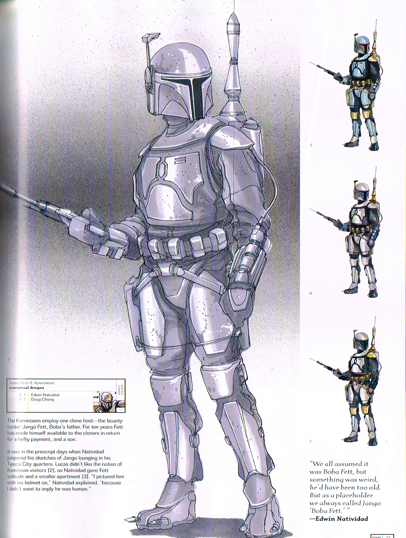 The Art of Star Wars Episode 2 Attack of the Clones pt.8 — Art